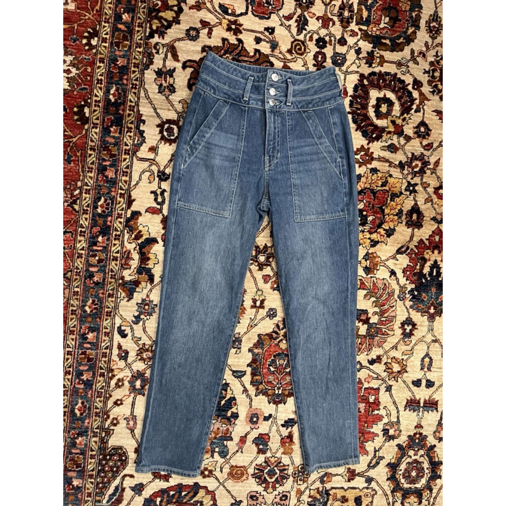 Womens Veronica Beard Logan Slim Straight Extra High Rise Size 26 (no belt)